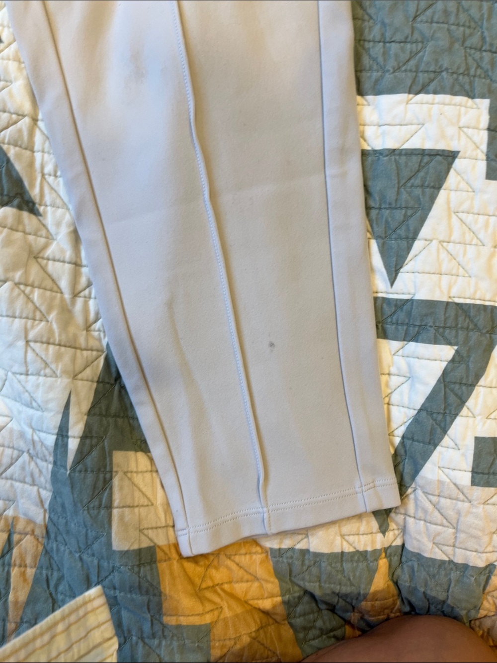 Athleta Light Gray Tailored Stretch Pull-On Pants - Picture 3 of 9